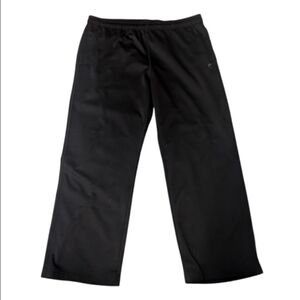 Fila Sport Black Open Bottom, Pockets, Drawstring Track Pant. Men's xL